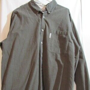 COLUMBIA SPORTSWEAR COMPANY MEN'S SHIRT SIZE XL BUTTON FRONT PLAID BROWN…